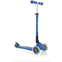 Globber Primo Foldable - Ruedas luminosas (plegables- talla única)- color azul marino
